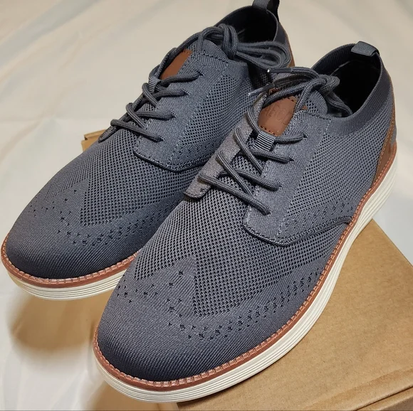 BOGO $2 Men's Gray Casual Shoes 9.5 NIB - Picture 5 of 13